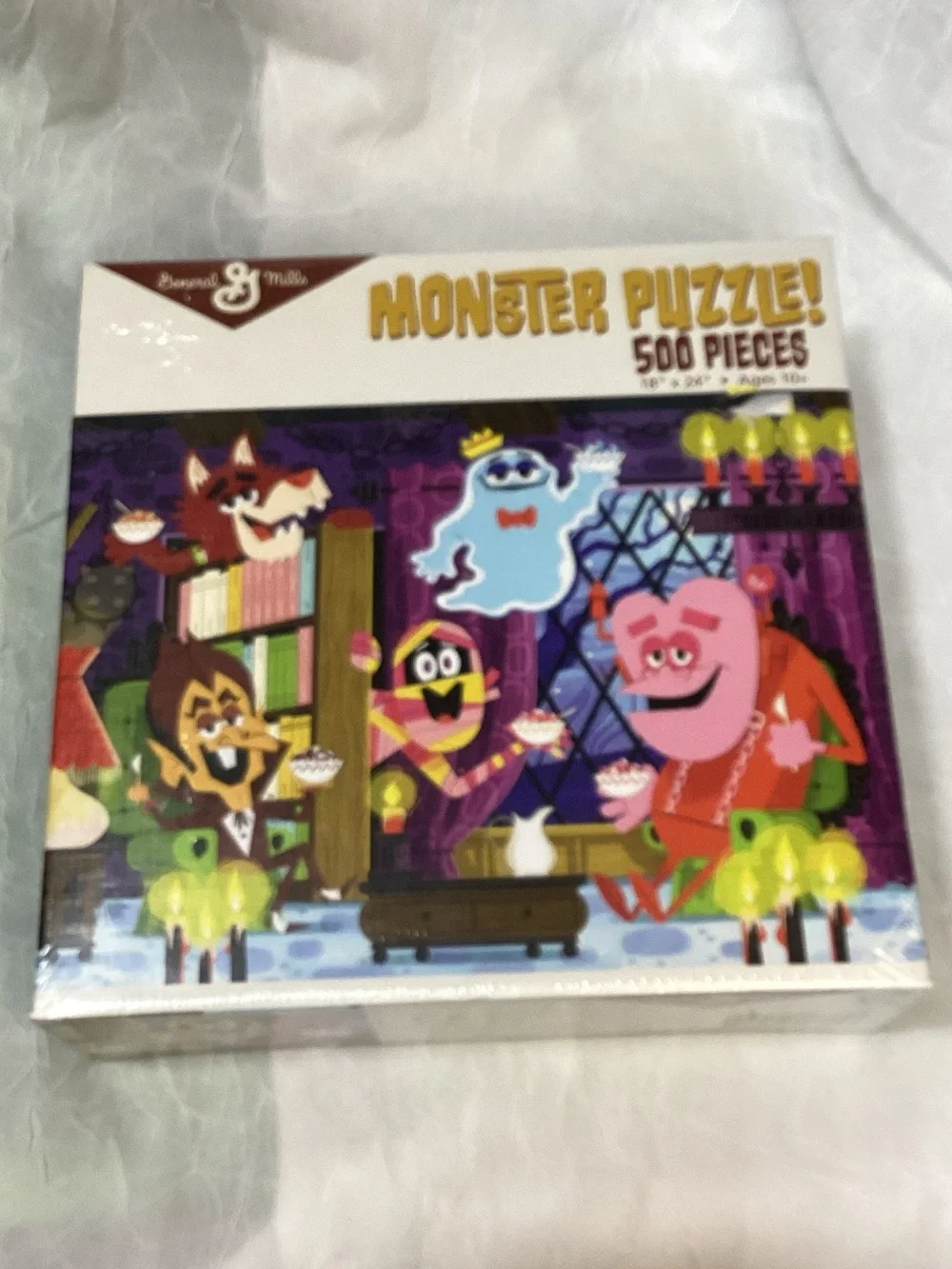 Count Chocula Boo Berry & the General Mills Cereal Gang Puzzle 500 Pieces Sealed